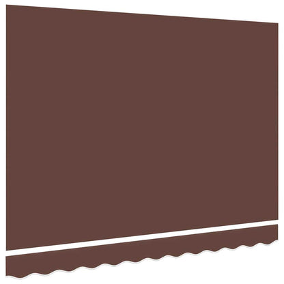 vidaXL Awning Replacement Fabric Brown 350x250 cm Polyester