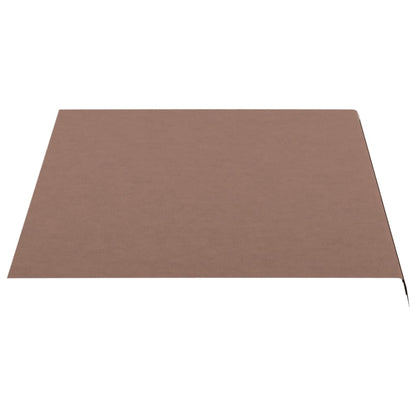 vidaXL Awning Replacement Fabric Brown 3.5x2.5 m Polyester
