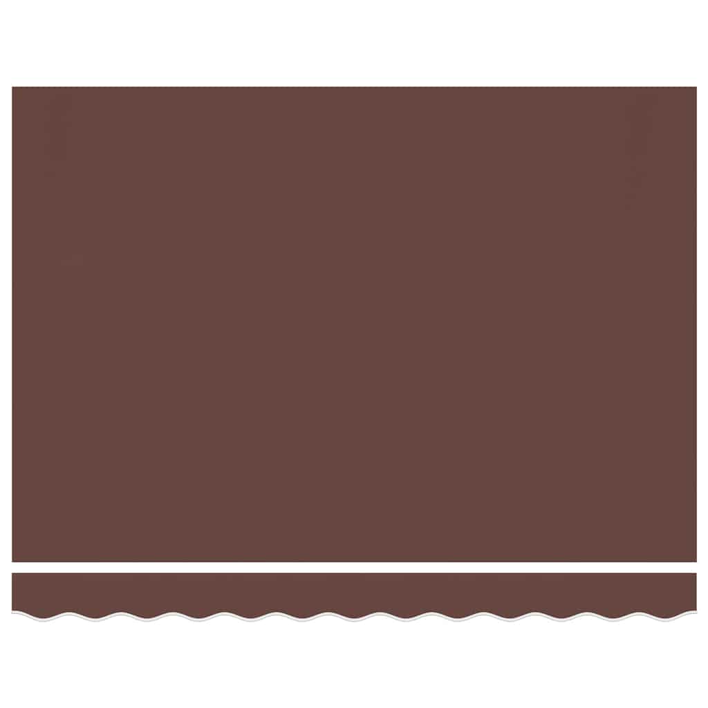 vidaXL Awning Replacement Fabric Brown 350x250 cm Polyester