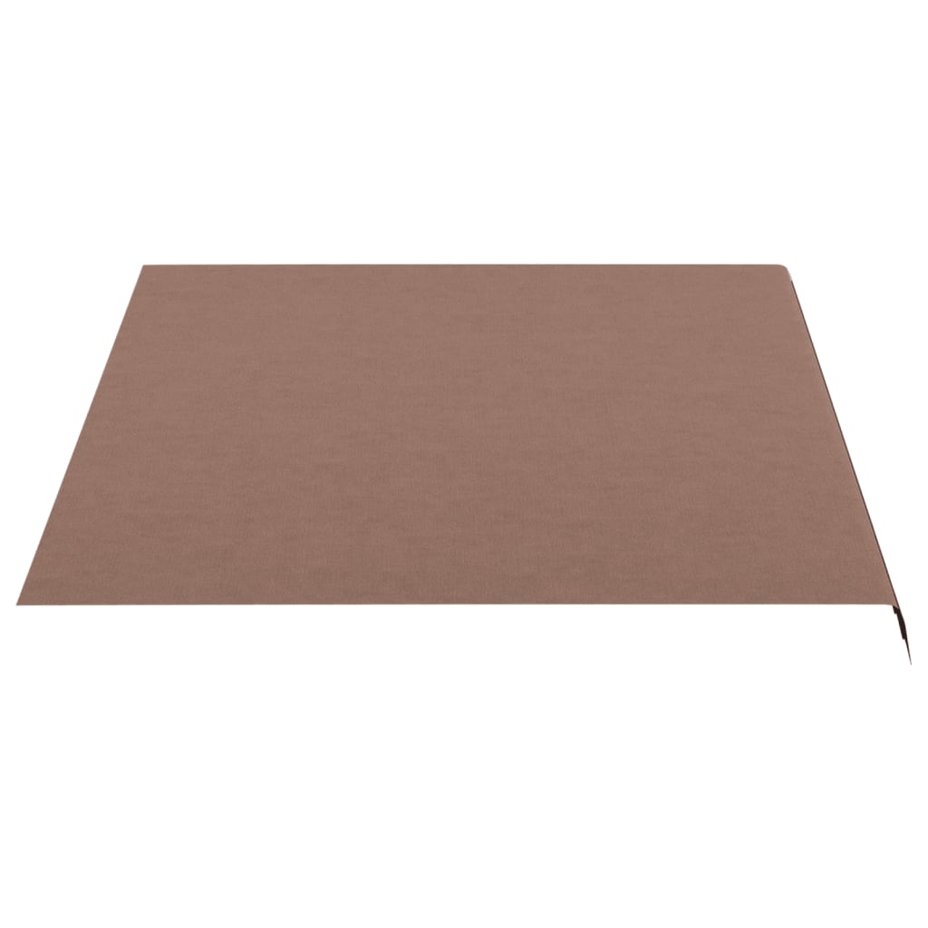 vidaXL Awning Replacement Fabric Brown 4x3 m Polyester