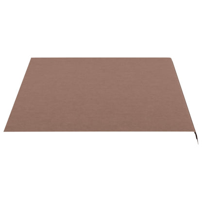 vidaXL Awning Replacement Fabric Brown 4x3 m Polyester