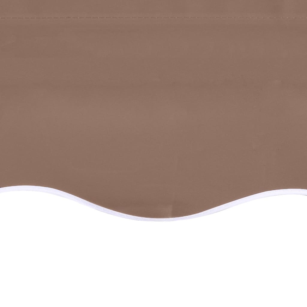 vidaXL Replacement Fabric for Awning Brown 4.5x3 m