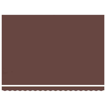 vidaXL Awning Replacement Fabric Brown 450x350 cm Polyester