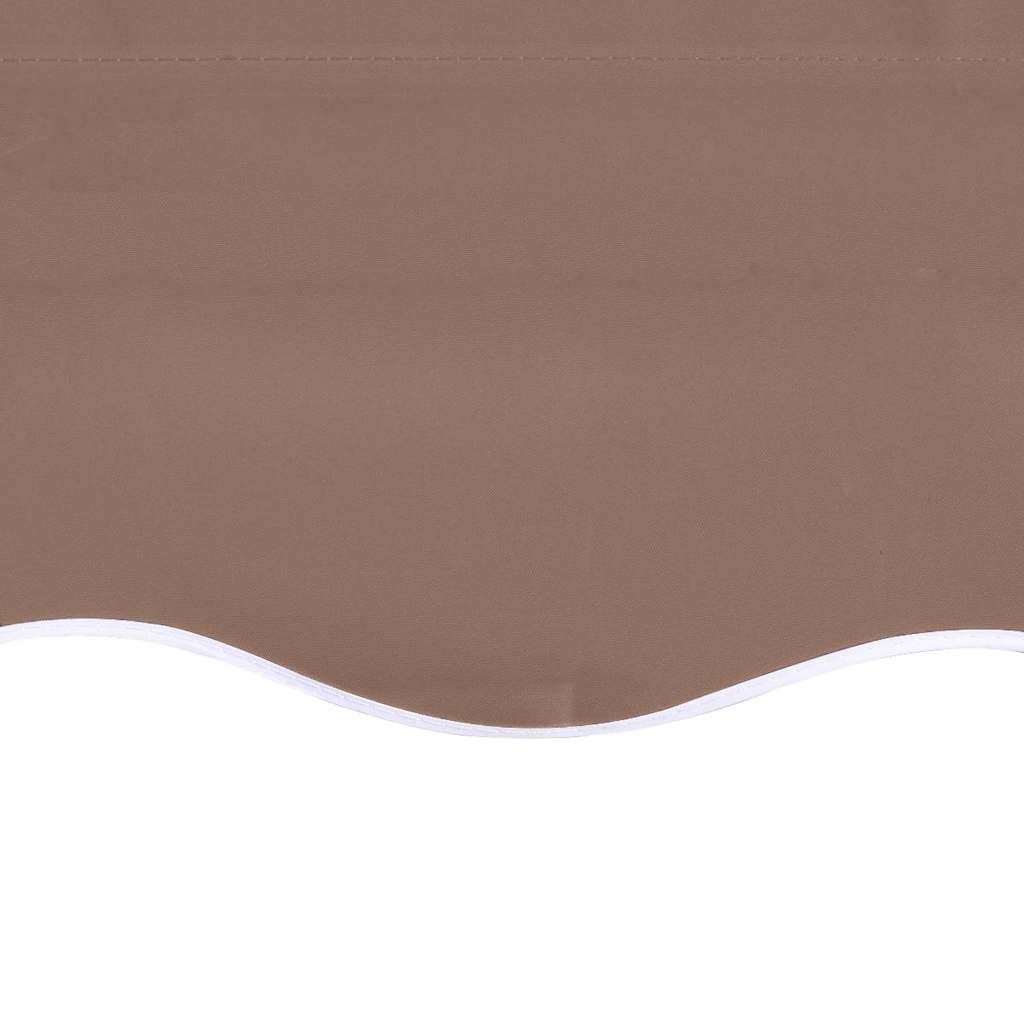 vidaXL Awning Replacement Fabric Brown 5x3 m Polyester