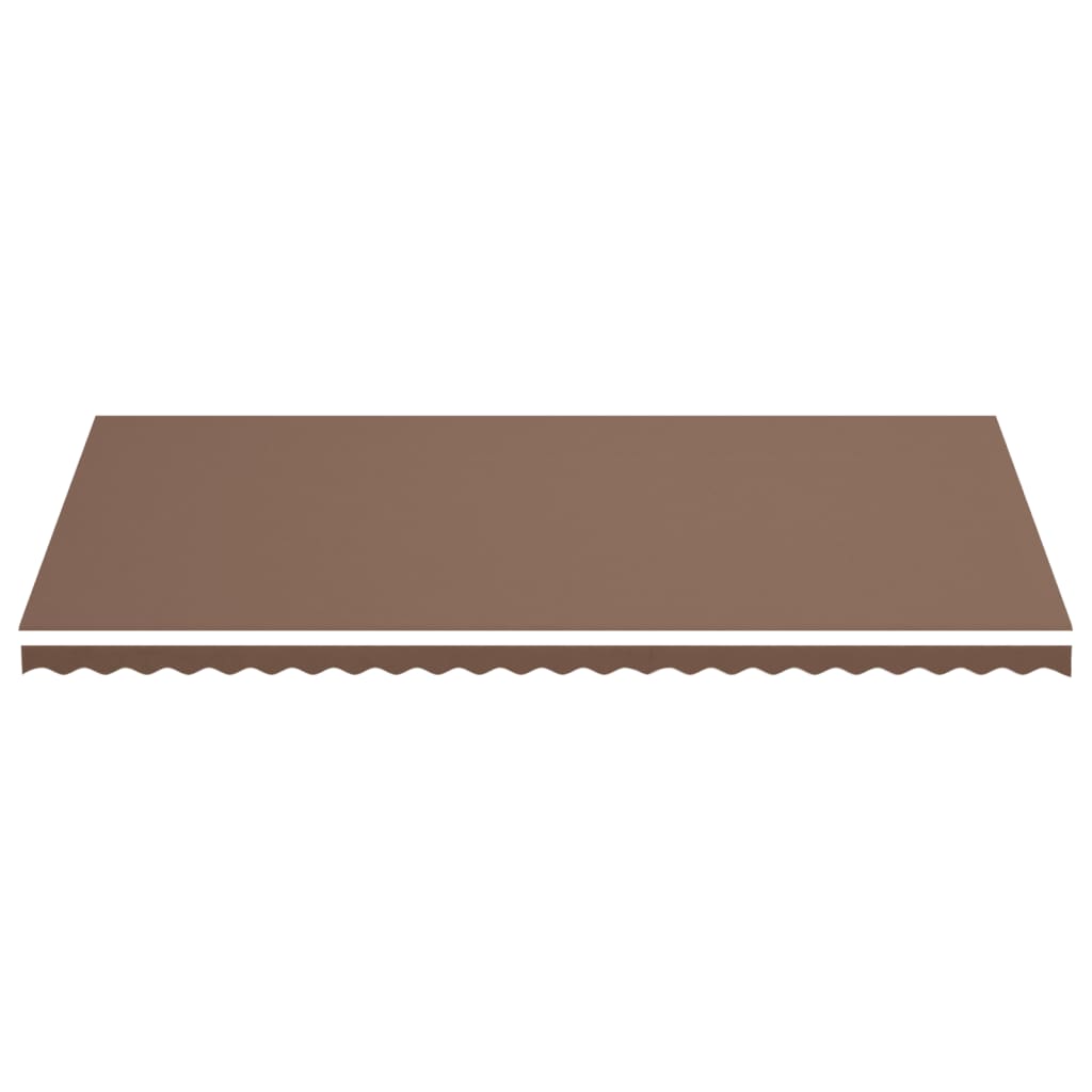 vidaXL Awning Replacement Fabric Brown 6x3 m Polyester