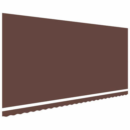 vidaXL Awning Replacement Fabric Brown 600x300 cm Polyester