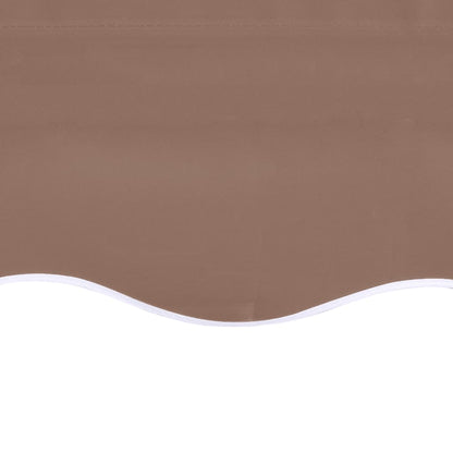 vidaXL Awning Replacement Fabric Brown 6x3 m Polyester