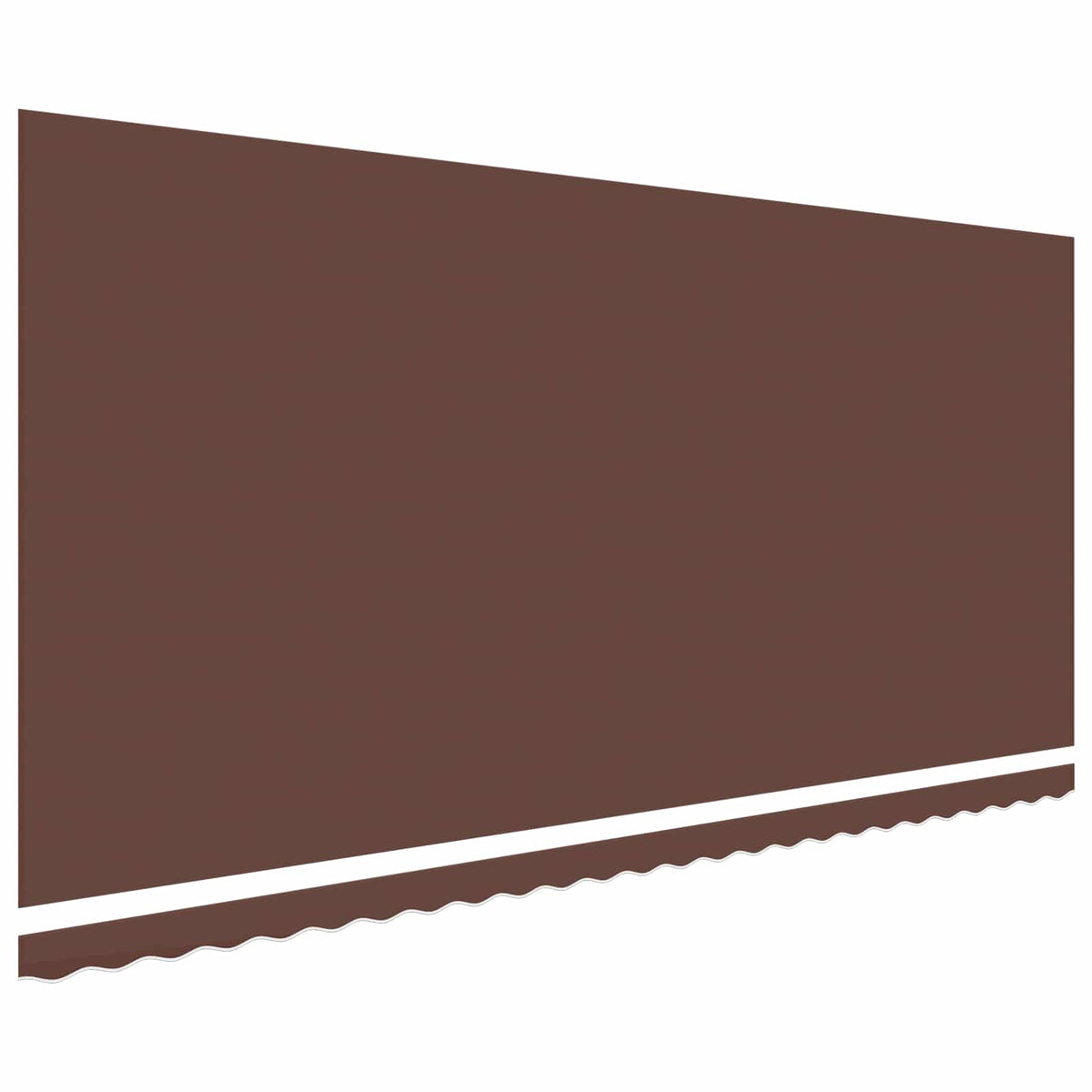 vidaXL Awning Replacement Fabric Brown 600x300 cm Polyester