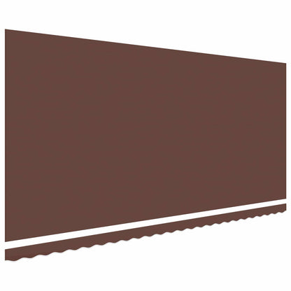 vidaXL Awning Replacement Fabric Brown 600x300 cm Polyester