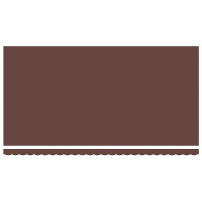 vidaXL Awning Replacement Fabric Brown 600x300 cm Polyester