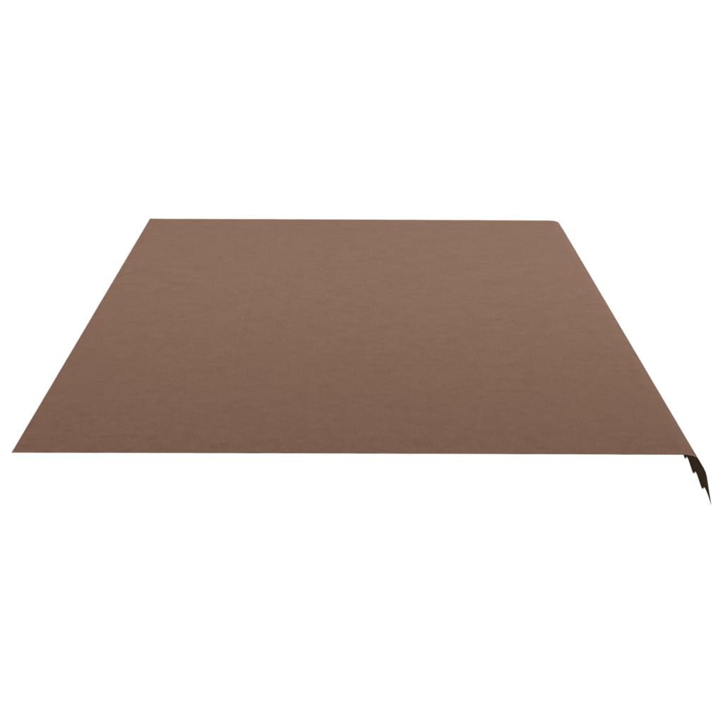 vidaXL Awning Replacement Fabric Brown 6x3.5 m Polyester