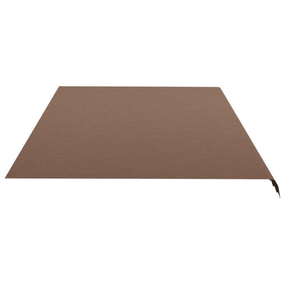 vidaXL Awning Replacement Fabric Brown 6x3.5 m Polyester