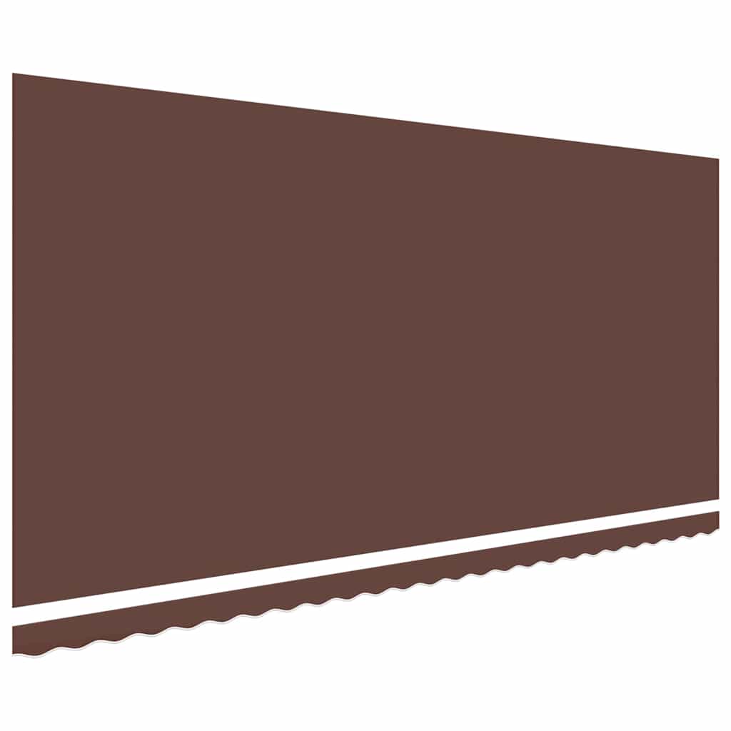 vidaXL Awning Replacement Fabric Brown 600x350 cm Polyester
