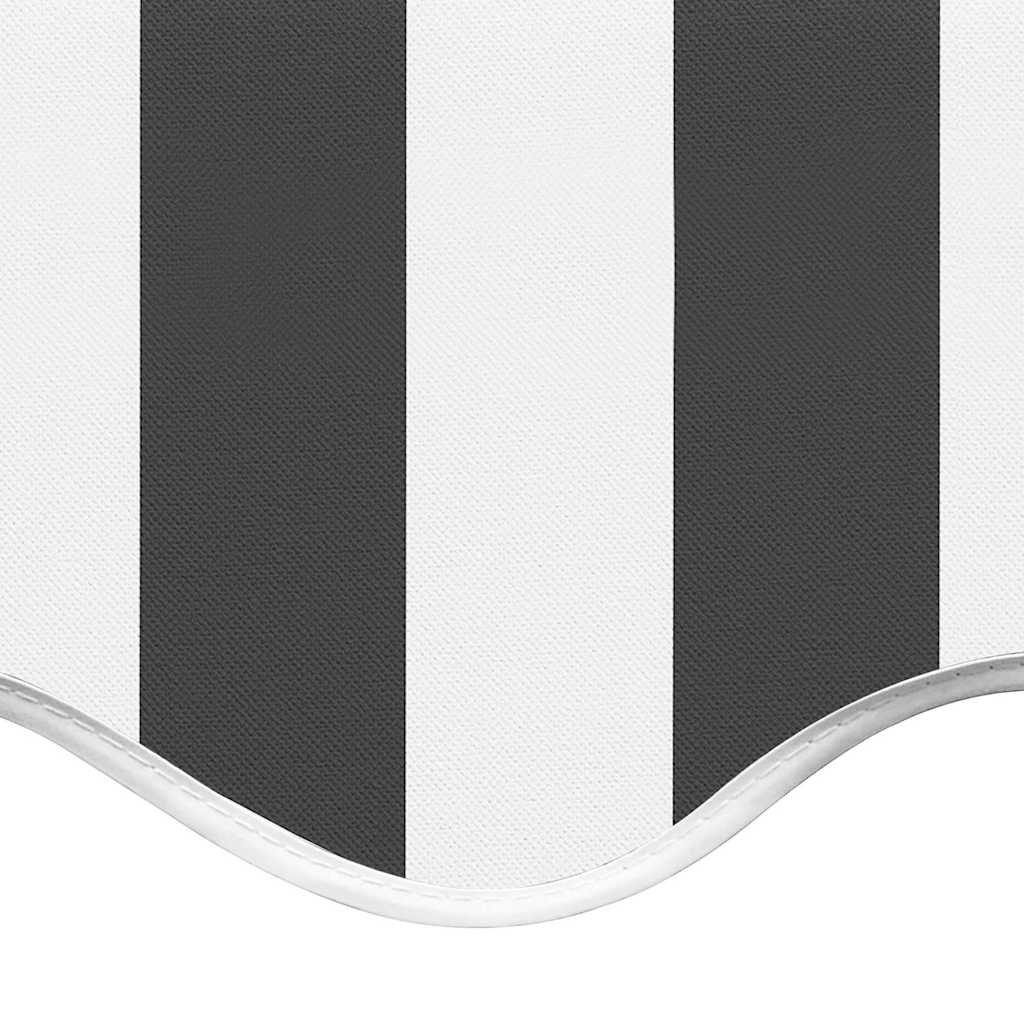 vidaXL Awning Replacement Fabric Anthracite and White 400x350 cm