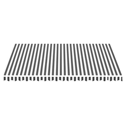 vidaXL Awning Replacement Fabric Anthracite and White 450x350 cm