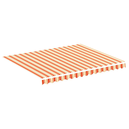 vidaXL Awning Replacement Fabric Yellow and Orange 300x250cm Polyester