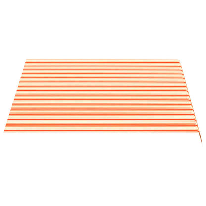 vidaXL Replacement Fabric for Awning Yellow and Orange 3x2.5 m