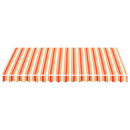 vidaXL Awning Replacement Fabric Yellow and Orange 300x250 cm Polyester