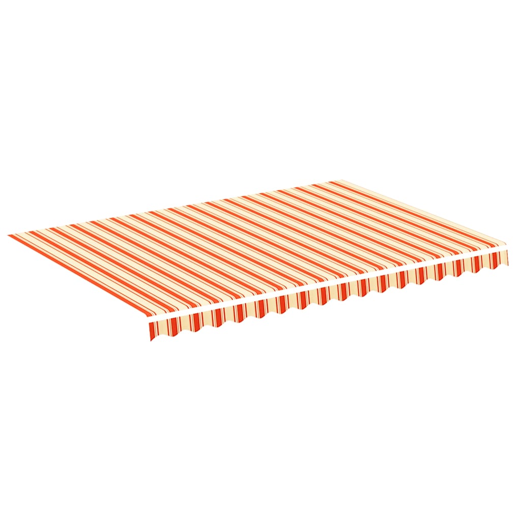 vidaXL Awning Replacement Fabric Yellow and Orange 350x250cm Polyester