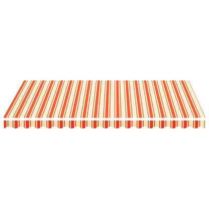 vidaXL Awning Replacement Fabric Yellow and Orange 350x250cm Polyester