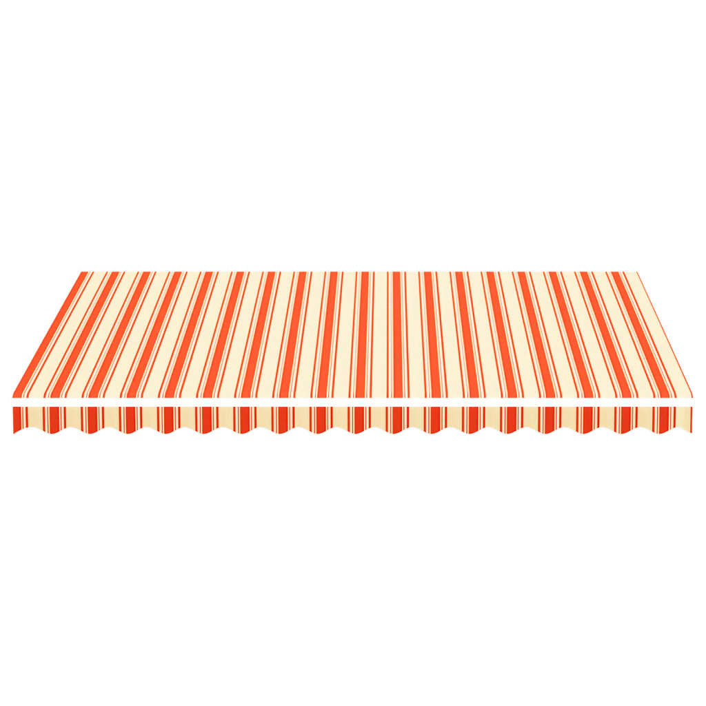 312016 vidaXL Replacement Fabric for Awning Yellow and Orange 3,5x2,5 m