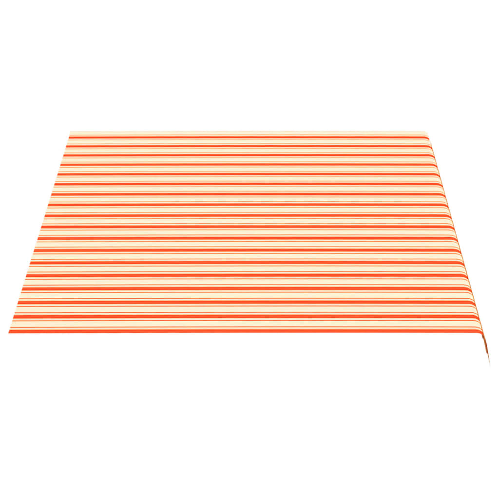 312016 vidaXL Replacement Fabric for Awning Yellow and Orange 3,5x2,5 m