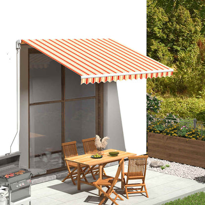 vidaXL Awning Replacement Fabric Yellow and Orange 350x250cm Polyester