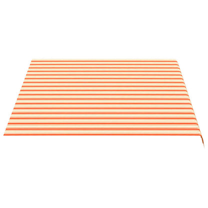 vidaXL Awning Replacement Fabric Yellow and Orange 400x300 cm Polyester