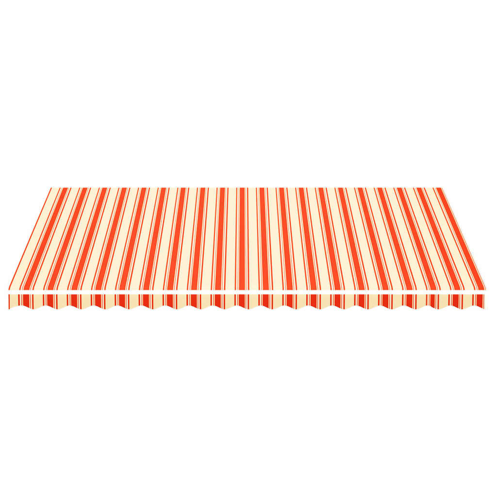 vidaXL Awning Replacement Fabric Yellow and Orange 5x3 m Polyester