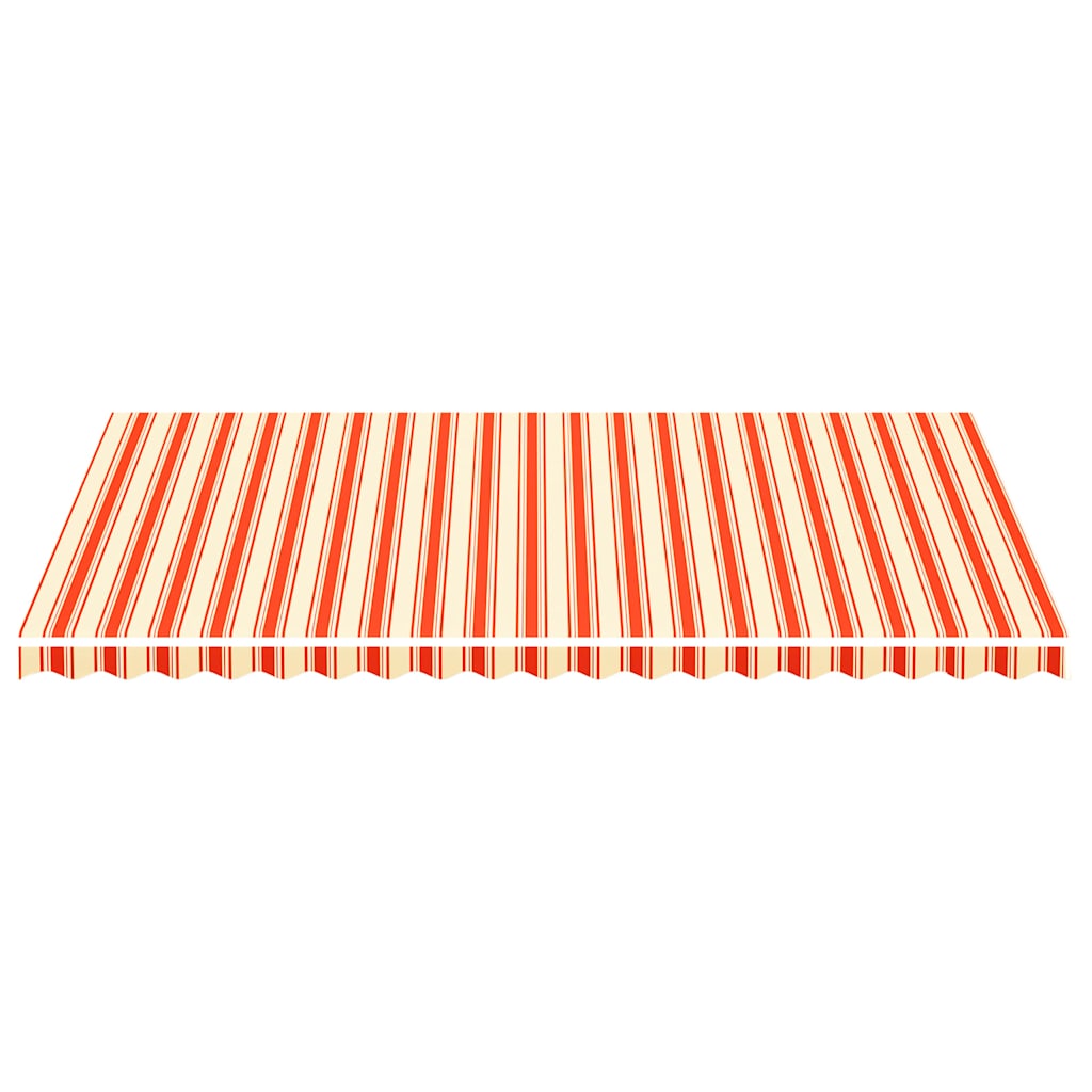 vidaXL Awning Replacement Fabric Yellow and Orange 500x300 cm Polyester