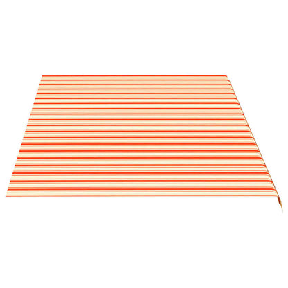 vidaXL Awning Replacement Fabric Yellow and Orange 500x300 cm Polyester