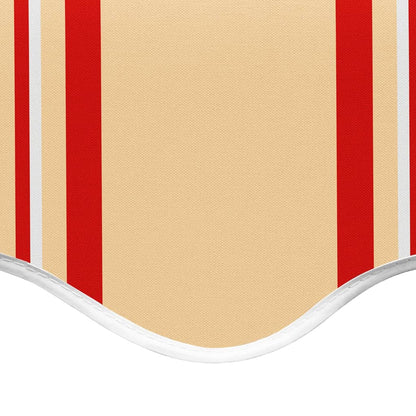 vidaXL Awning Replacement Fabric Yellow and Orange 5x3 m Polyester