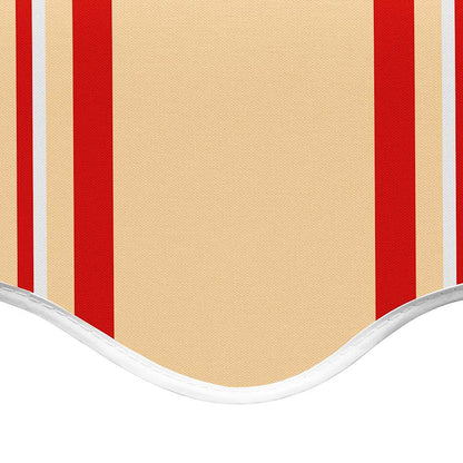 vidaXL Awning Replacement Fabric Yellow and Orange 500x300 cm Polyester