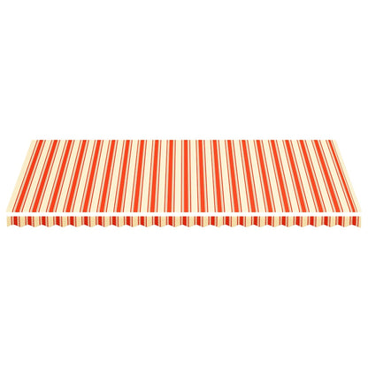 vidaXL Awning Replacement Fabric Yellow and Orange 600x300 cm Polyester