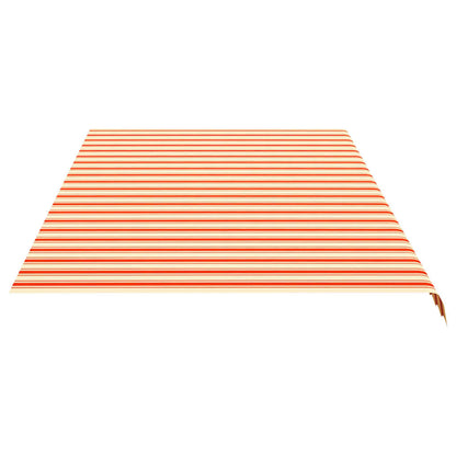 vidaXL Awning Replacement Fabric Yellow and Orange 600x300 cm Polyester