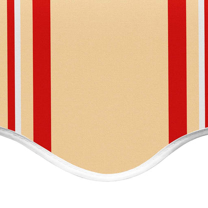 vidaXL Replacement Fabric for Awning Yellow and Orange 6x3 m