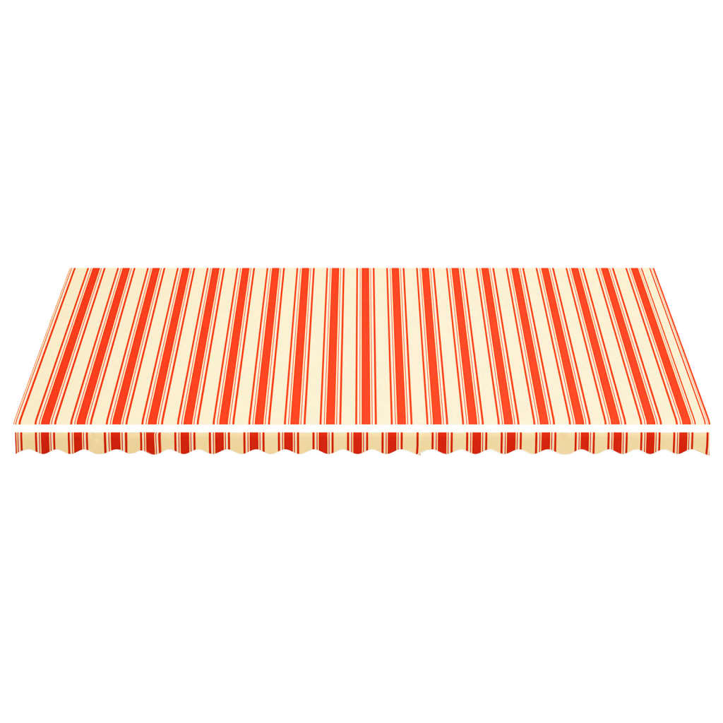 312024 vidaXL Replacement Fabric for Awning Yellow and Orange 6x3,5 m