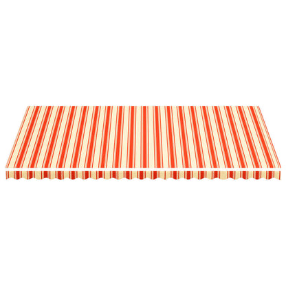 312024 vidaXL Replacement Fabric for Awning Yellow and Orange 6x3,5 m