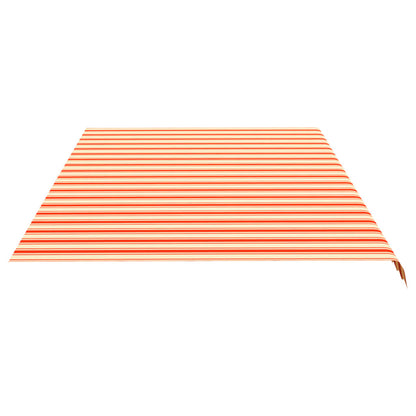 312024 vidaXL Replacement Fabric for Awning Yellow and Orange 6x3,5 m
