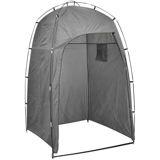 93038 vidaXL Shower WC Changing Tent Grey