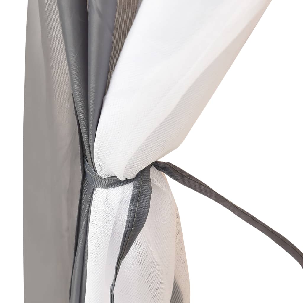vidaXL Pool Tent Fabric 590x520x250 cm Grey
