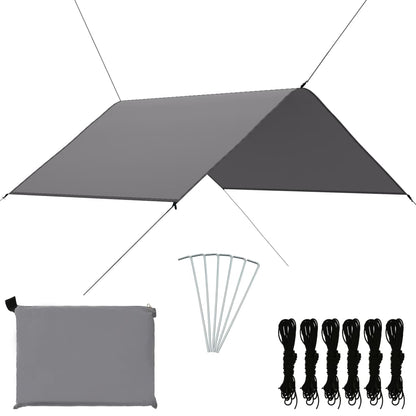 vidaXL Outdoor Tarp 3x2.85 m Grey