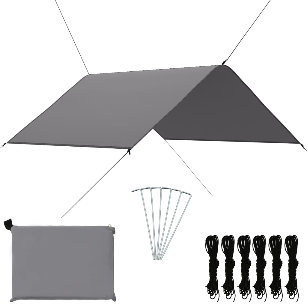 vidaXL Outdoor Tarp 3x2,85 m Grey