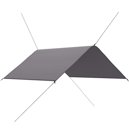 vidaXL Outdoor Tarp 3x2.85 m Grey