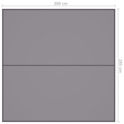 vidaXL Outdoor Tarp 3x2.85 m Grey
