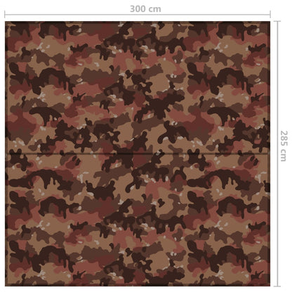 vidaXL Outdoor Tarp 3x2.85 m Camouflage