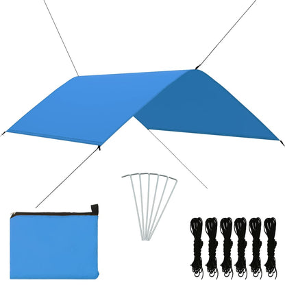 vidaXL Outdoor Tarp 3x2 m Blue