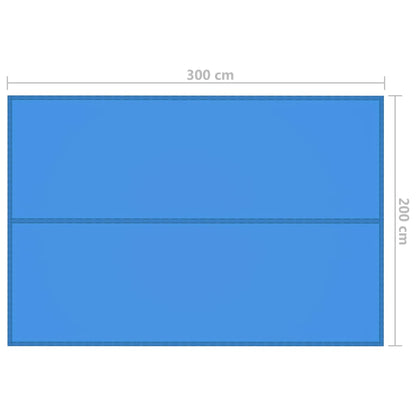 vidaXL Outdoor Tarp 3x2 m Blue