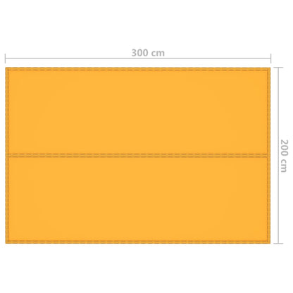 vidaXL Outdoor Tarp 3x2 m Yellow