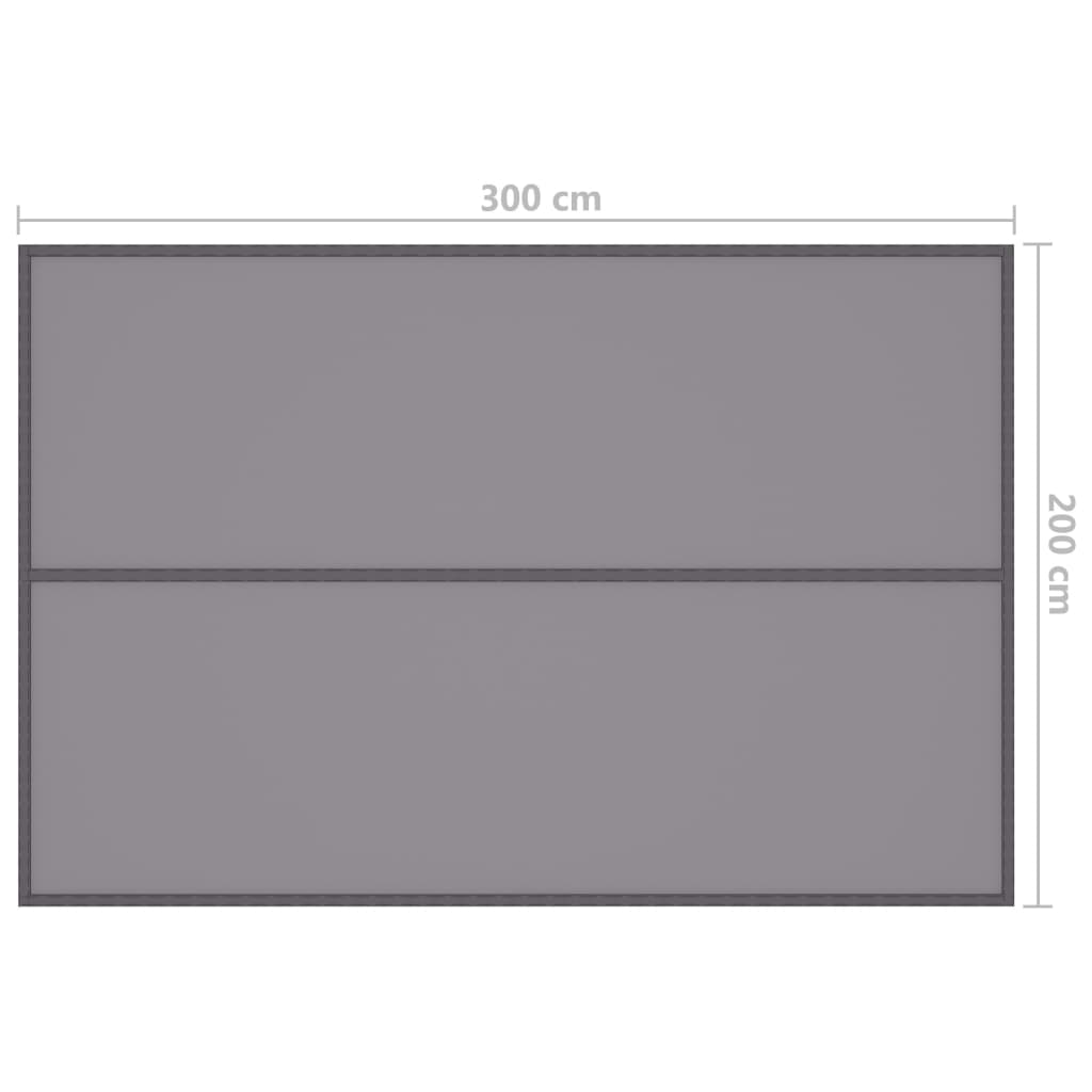 vidaXL Outdoor Tarp 3x2 m Grey